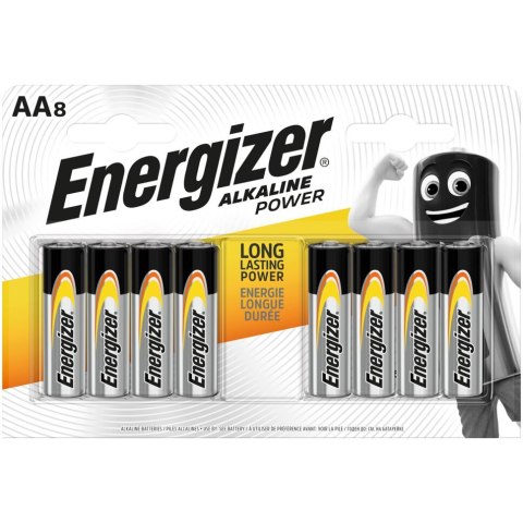 Bateria ENERGIZER Alkaline Power AA/LR6 alkaliczna (8szt) Bateria ENERGIZER Alkaline Power AA/LR6 alkaliczna (8szt)