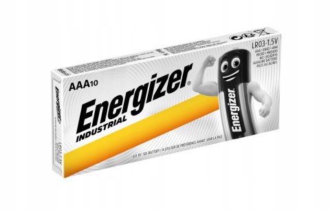Bateria ENERGIZER Industrial AAA/LR03 alkaliczna pudełko (10szt) Bateria ENERGIZER Industrial AAA/LR03 alkaliczna pudełko (10szt)