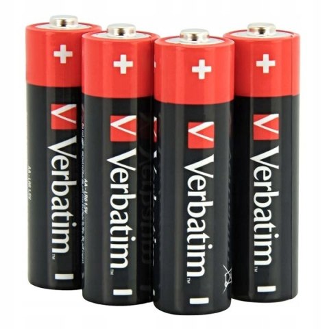 Bateria VERBATIM Premium Alkaline AA/LR6 1,5V alkaliczna taca (4szt) (49501) Bateria VERBATIM Premium Alkaline AA/LR6 1,5V alkaliczna taca (4szt) (49501)