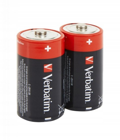 Bateria VERBATIM Premium Alkaline C/LR14 1,5V alkaliczna blister (2szt) (49922) Bateria VERBATIM Premium Alkaline C/LR14 1,5V alkaliczna blister (2szt) (49922)