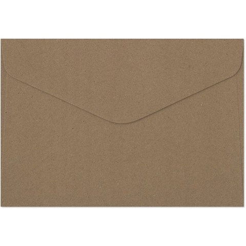 Koperta ozdobna 114x162mm KRAFT c.brązowy C6 120g (8szt.) 280222 Galeria Papieru Koperta ozdobna 114x162mm KRAFT c.brązowy C6 120g (8szt.) 280222 Galeria Papieru