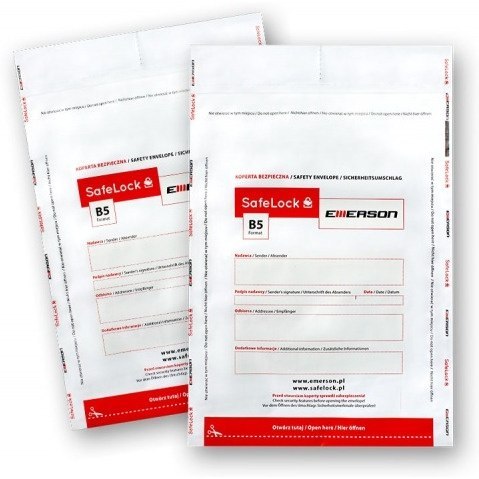 Koperty bezpieczne B5 białe (100sztuk) ikb178280btk100 EMERSON Koperty bezpieczne B5 białe (100sztuk) ikb178280btk100 EMERSON