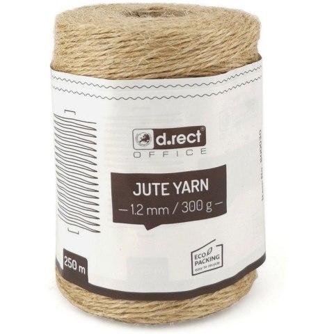 Sznurek jutowy 1.2mm / 250m szpula 300g. 800030 d.rect Sznurek jutowy 1.2mm / 250m szpula 300g. 800030 d.rect
