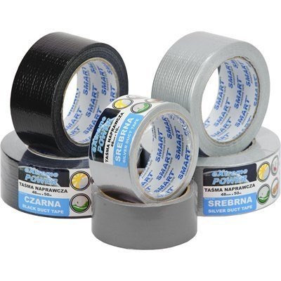 Taśma naprawcza DUCT TAPE 48x50m czarna Taśma naprawcza DUCT TAPE 48x50m czarna