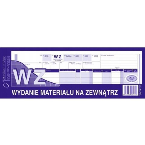 361-0 WZ Wydanie magazynowe na zewnątrz 1/2 A4 Michalczyk i Prokop 361-0 WZ Wydanie magazynowe na zewnątrz 1/2 A4 Michalczyk i Prokop
