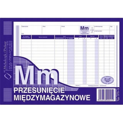 375-3 Przesunięc.międzymag.A5 Michalczyk i Prokop 375-3 Przesunięc.międzymag.A5 Michalczyk i Prokop