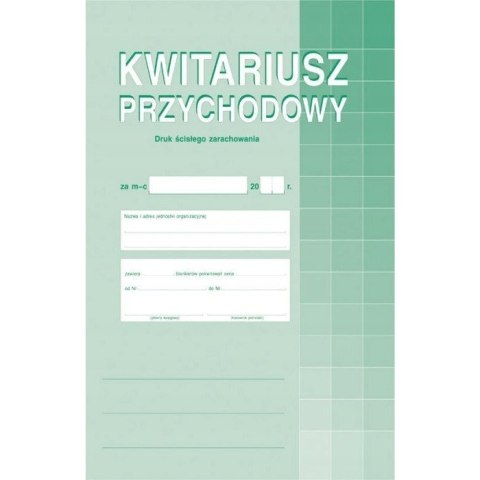 400-1 Kwitariusz przychodowy A4 30 kartek MICHALCZYK I PROKOP 400-1 Kwitariusz przychodowy A4 30 kartek MICHALCZYK I PROKOP