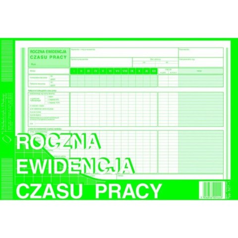 527-1 REC Roczna ewid.czasu pr pracy MICHALCZYK I PROKOP 527-1 REC Roczna ewid.czasu pr pracy MICHALCZYK I PROKOP