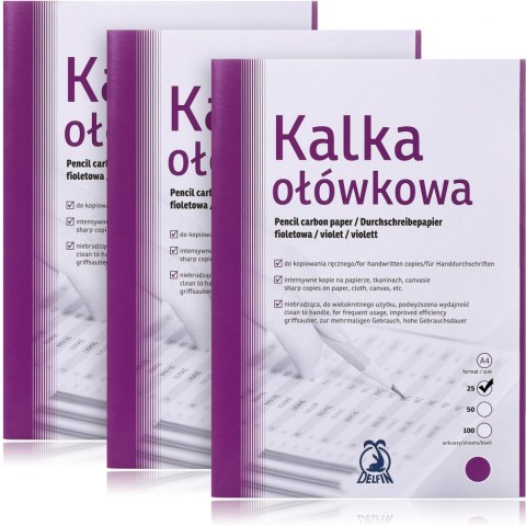 Kalka ołówkowa A3 100 arkuszy DELFIN Kalka ołówkowa A3 100 arkuszy DELFIN