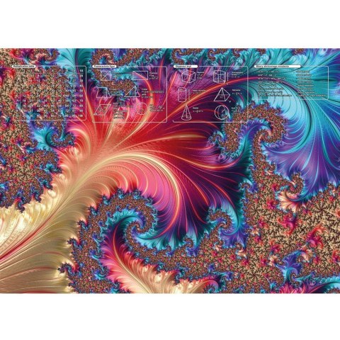 Mata na biurko z nadrukiem FRACTAL 580x415mm 318-0048-52 PANTA PLAST Mata na biurko z nadrukiem FRACTAL 580x415mm 318-0048-52 PANTA PLAST
