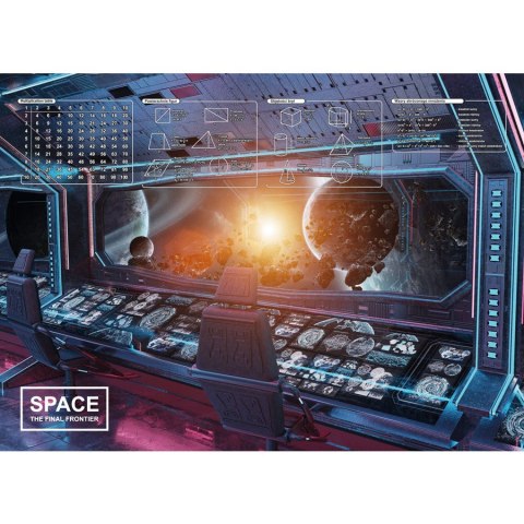 Mata na biurko z nadrukiem SPACE 580x415mm 318-0048-51 PANTA PLAST Mata na biurko z nadrukiem SPACE 580x415mm 318-0048-51 PANTA PLAST