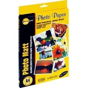 Papier foto YELLOW ONE A4 140g A50 matowy (4M140) 150-1178 Papier foto YELLOW ONE A4 140g A50 matowy (4M140) 150-1178