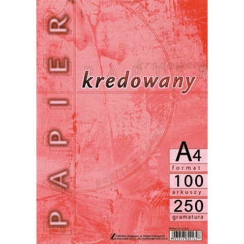 Papier kredowy A4 250g (100) KRESKA Papier kredowy A4 250g (100) KRESKA