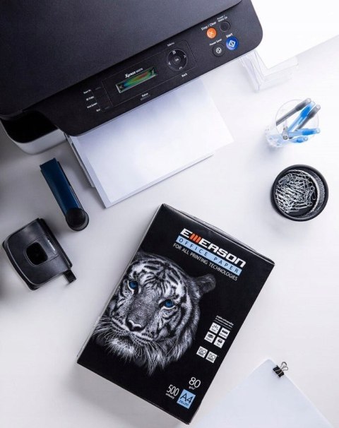 Papier ksero A4 80g EMERSON TIGER (5ryz) klasa białości C Papier ksero A4 80g EMERSON TIGER (5ryz) klasa białości C