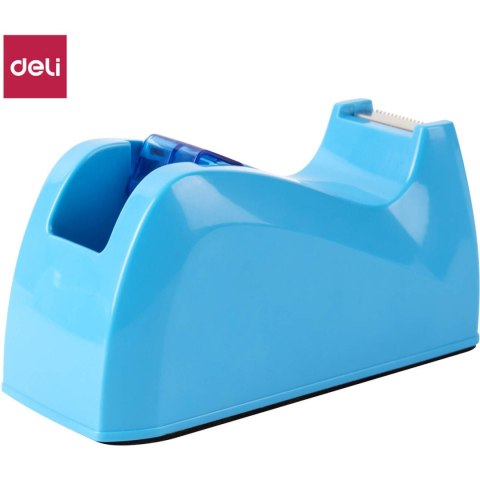 Podajnik do taśmy klejącej RIO niebieski E815A BLUE DELI Podajnik do taśmy klejącej RIO niebieski E815A BLUE DELI