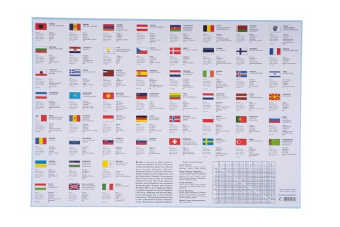 Podkład na biurko EUROPA 55x38 cm KRESKA Podkład na biurko EUROPA 55x38 cm KRESKA