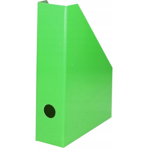 Pojemnik na czasopisma A4 7cm zielony lakierowany 100552131 BANTEX Pojemnik na czasopisma A4 7cm zielony lakierowany 100552131 BANTEX