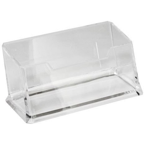 Przybornik na wizytówki NATUNA akrylowy 50x90mm Przybornik na wizytówki NATUNA akrylowy 50x90mm