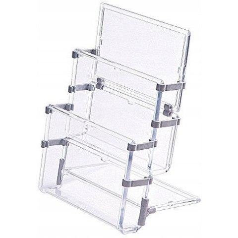Stojak na ulotki A4 dwie kieszenie 0403-0019-00 PANTA PLAST Stojak na ulotki A4 dwie kieszenie 0403-0019-00 PANTA PLAST