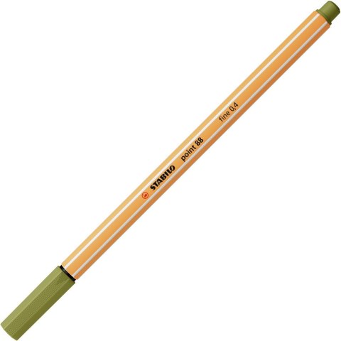 Cienkopis STABILO point 88/37 0.4mm zieleń błotna Cienkopis STABILO point 88/37 0.4mm zieleń błotna