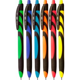 Długopis ORI 0.7mm, mix kol.obudowy , wkład niebieski KD912-NM TETIS