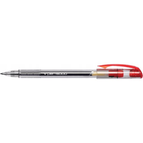 Długopis V`PEN-6000/B 0,7mm czerwony 439-001 RYSTOR Długopis V`PEN-6000/B 0,7mm czerwony 439-001 RYSTOR