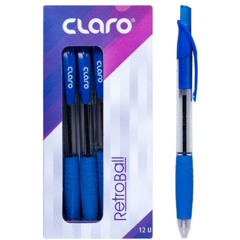 Długopis automatyczny CLARO RETRO BALL 0,7mm niebieski Długopis automatyczny CLARO RETRO BALL 0,7mm niebieski