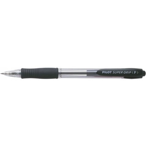 Długopis olejowy PILOT SUPER GRIP czarny PIBPGP-10R-B Długopis olejowy PILOT SUPER GRIP czarny PIBPGP-10R-B