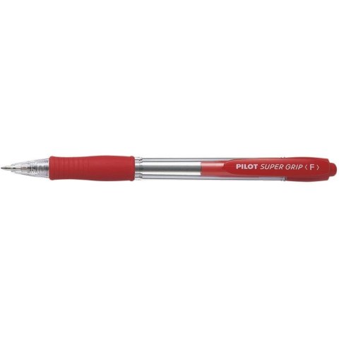 Długopis olejowy PILOT SUPER GRIP czerwony PIBPGP-10R-R Długopis olejowy PILOT SUPER GRIP czerwony PIBPGP-10R-R