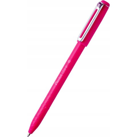 Długopis olejowy z nasadką IZEE BX457-P różowy PENTEL Długopis olejowy z nasadką IZEE BX457-P różowy PENTEL
