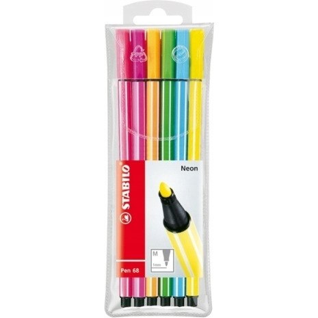 Flamaster STABILO PEN 6806-1 6szt fluo Flamaster STABILO PEN 6806-1 6szt fluo