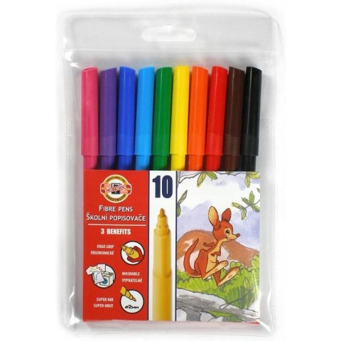 Flamastry 10 kol. 771002/AJ04 KOH-I-NOOR Flamastry 10 kol. 771002/AJ04 KOH-I-NOOR