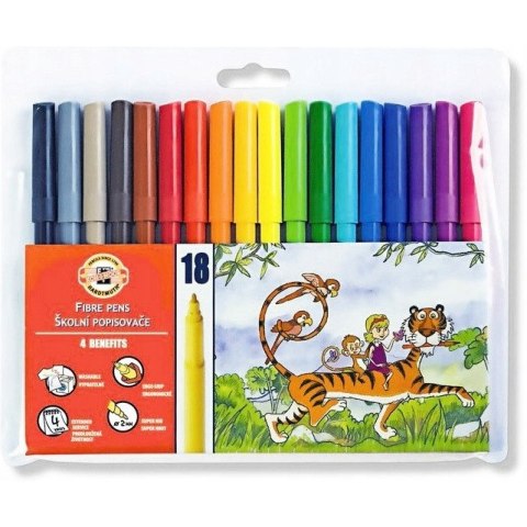 Flamastry 18 kol. 771002/AH04 KOH-I-NOOR Flamastry 18 kol. 771002/AH04 KOH-I-NOOR