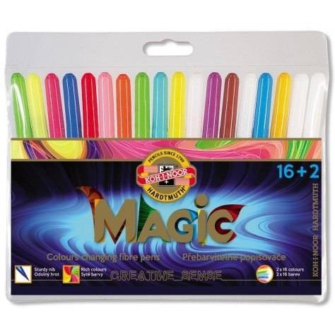 Flamastry MAGIC 16+2 7716 /12AH KOH-I-NOOR Flamastry MAGIC 16+2 7716 /12AH KOH-I-NOOR