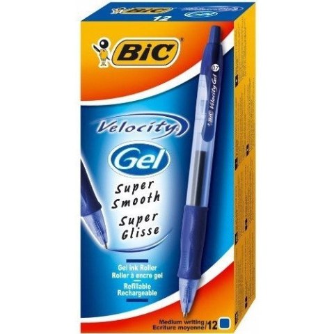 Pióro żelowe automatyczne Gelocity Gel Niebieski 829158 BIC Pióro żelowe automatyczne Gelocity Gel Niebieski 829158 BIC