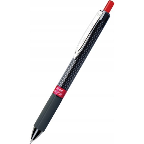 Pióro żelowe automatyczny PENTEL K497 czerwony Pióro żelowe automatyczny PENTEL K497 czerwony