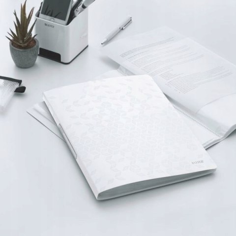 Album ofertowy 20 koszulek PP Leitz WOW, biały 46310001 Album ofertowy 20 koszulek PP Leitz WOW, biały 46310001