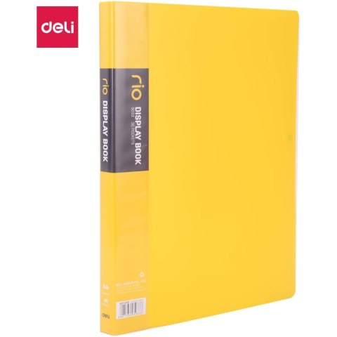 Album ofertowy A4 30 koszulek RIO żółty 5033 YELLOW DELI Album ofertowy A4 30 koszulek RIO żółty 5033 YELLOW DELI