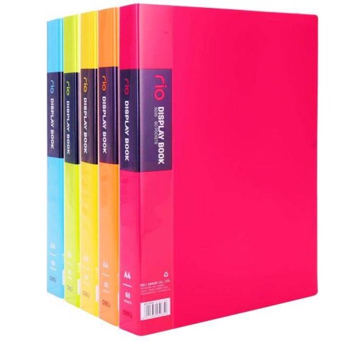 Album ofertowy A4 60 koszulek RIO żółty E5035 YELLOW DELI Album ofertowy A4 60 koszulek RIO żółty E5035 YELLOW DELI