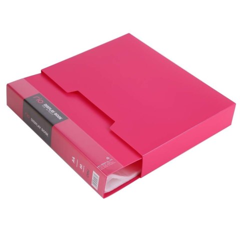 Album ofertowy A4 80 koszulek RIO różowy E5036 PINK DELI Album ofertowy A4 80 koszulek RIO różowy E5036 PINK DELI