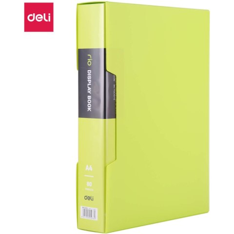 Album ofertowy A4 80 koszulek RIO zielony E5036 GREEN DELI Album ofertowy A4 80 koszulek RIO zielony E5036 GREEN DELI