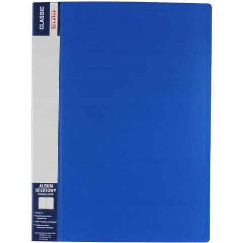 Album ofertowy CLASSIC 30kieszeni niebieski BIURFOL AOF-03-03 Album ofertowy CLASSIC 30kieszeni niebieski BIURFOL AOF-03-03
