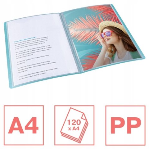 Album ofertowy COLOUR"ICE 60kieszeni niebieski 626232 ESSELTE Album ofertowy COLOUR"ICE 60kieszeni niebieski 626232 ESSELTE