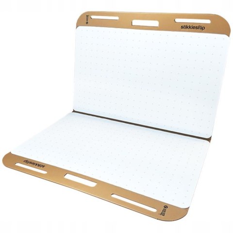 Blok samoprzylepny do flichartów STIKKIESFLIP biały w kropki teczka kartonowa 50k 70x42cm MB002 MEMOBE Blok samoprzylepny do flichartów STIKKIESFLIP biały w kropki teczka kartonowa 50k 70x42cm MB002 MEMOBE