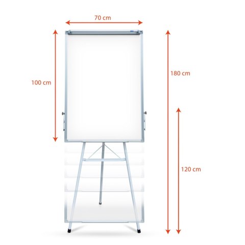Flipchart suchościeralny-magnetyczny 100x70cm na trójnogu BM.0011 Flipchart suchościeralny-magnetyczny 100x70cm na trójnogu BM.0011