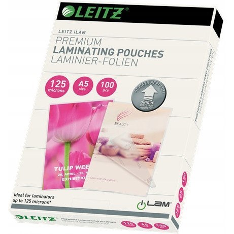 Folia do laminacji LEITZ iLAM UDT A5 125 mic. 74930000 Folia do laminacji LEITZ iLAM UDT A5 125 mic. 74930000