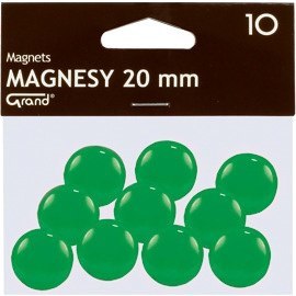 Magnesy 20mm zielone (10szt.) 130-1692 GRAND Magnesy 20mm zielone (10szt.) 130-1692 GRAND