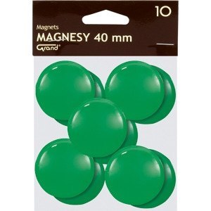 Magnesy 40mm zielone (10szt.) 130-1703 GRAND Magnesy 40mm zielone (10szt.) 130-1703 GRAND