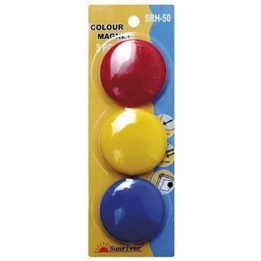 Magnesy ARGO kolorowe WF-50 opakowanie 3sztuki SRH-50 Magnesy ARGO kolorowe WF-50 opakowanie 3sztuki SRH-50