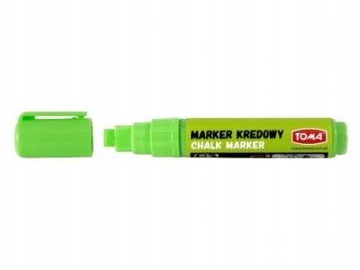 Marker kredowy końcówka 8x5mm zielony TO-291 42 TOMA Marker kredowy końcówka 8x5mm zielony TO-291 42 TOMA